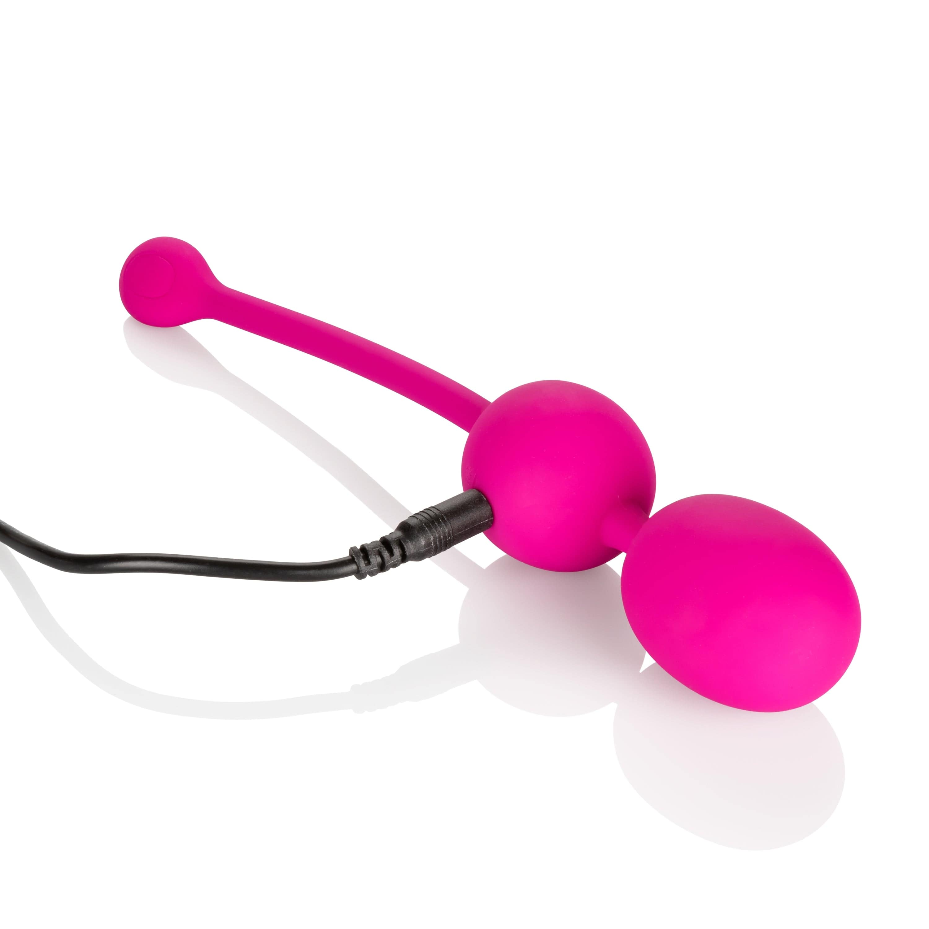 Rechargeable Dual Kegel Exerciser in Pink - Strengthen Pelvic Floor Muscles for Women's Health & Postpartum Recovery