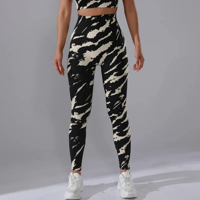 Women's High-Waist Yoga Pants - Push Up Sports Leggings for Gym, Running & Workout - Breathable Summer Workout Tights - Perfect for Yoga, Fitness & Jogging