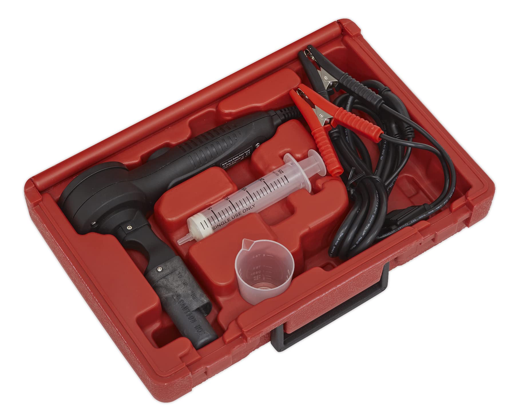 Sealey VS0275 Professional Brake Fluid Tester - Digital Boiling Point Test Kit for Cars, Trucks & Motorcycles | Accurate Hydraulic Fluid Analysis for Vehicle Maintenance & Safety Checks