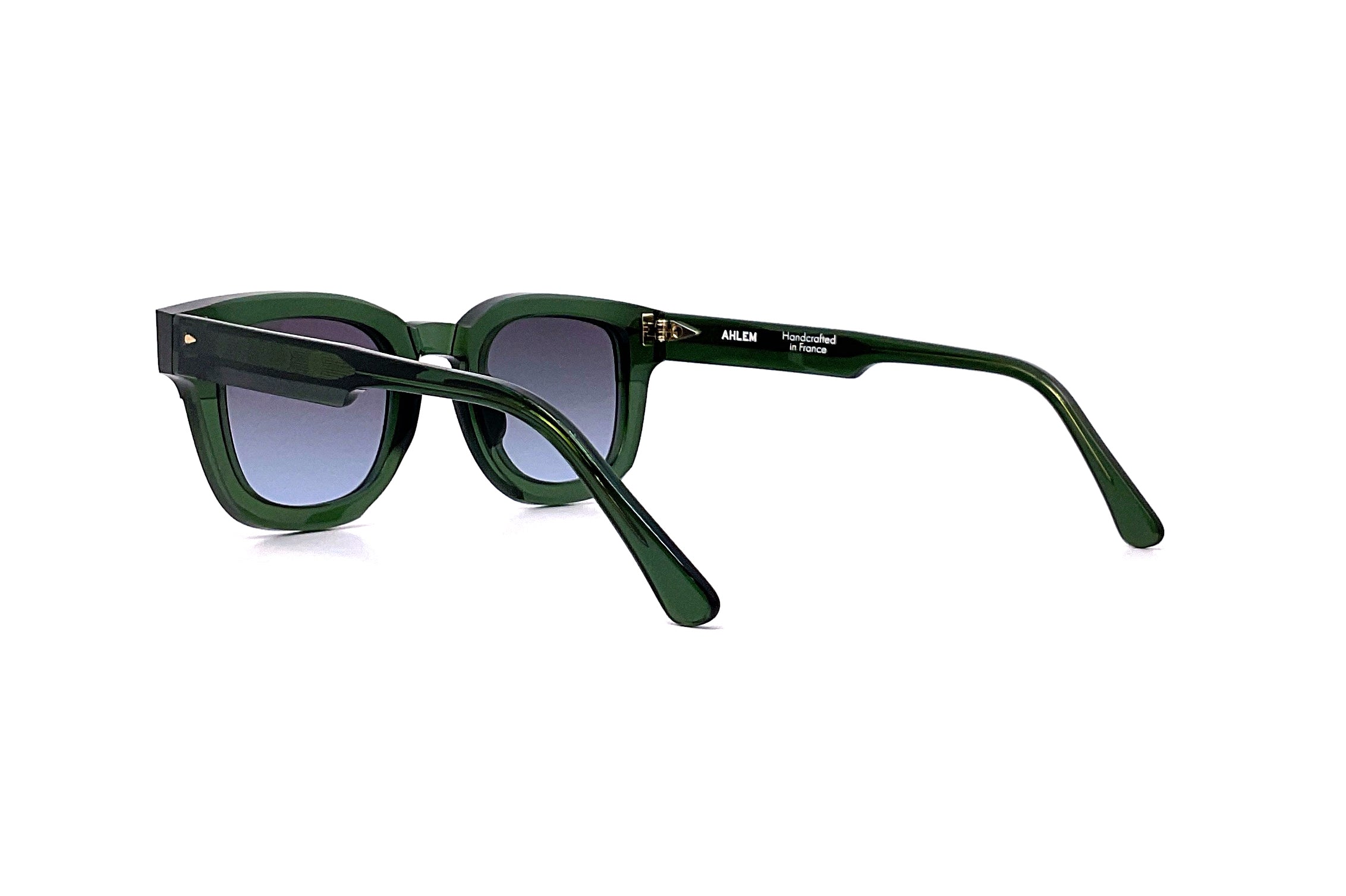 Ahlem Dragon Sunglasses - Dark Green & Blue Gradient Aviator Style for Men & Women | UV Protection, Fashionable Outdoor & Driving Shades