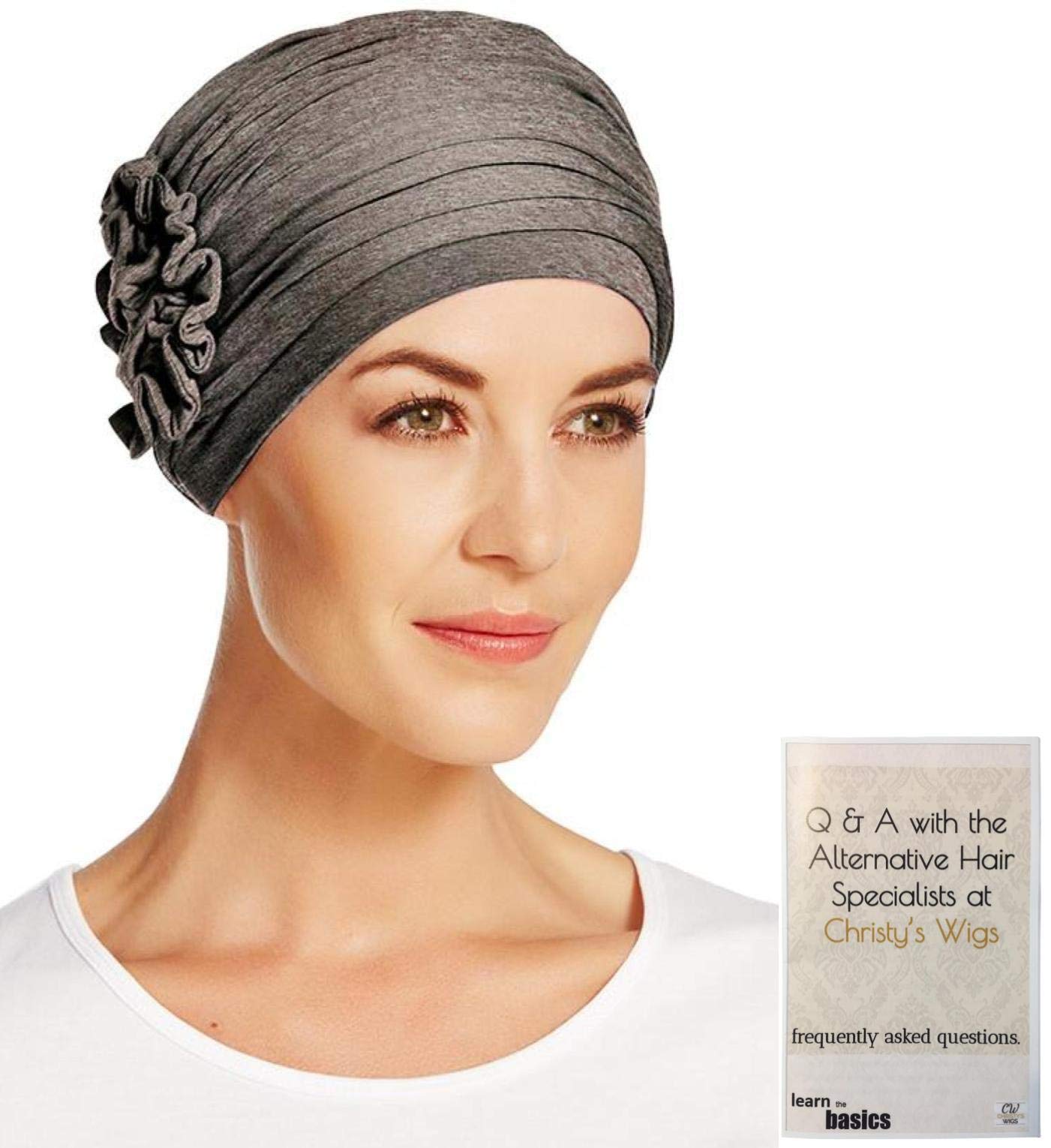 Lotus Turban & Christy's Wigs Q&A Booklet Bundle - Premium Headwear & Hair Care Guide for Women | Perfect for Chemotherapy, Hair Loss & Fashion Styling