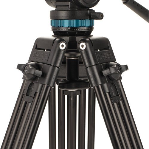 Benro KH25PC Professional Video Tripod with Fluid Head - Lightweight Aluminum Tripod for DSLR Cameras, Camcorders | Perfect for Vlogging, Live Streaming & Outdoor Filming