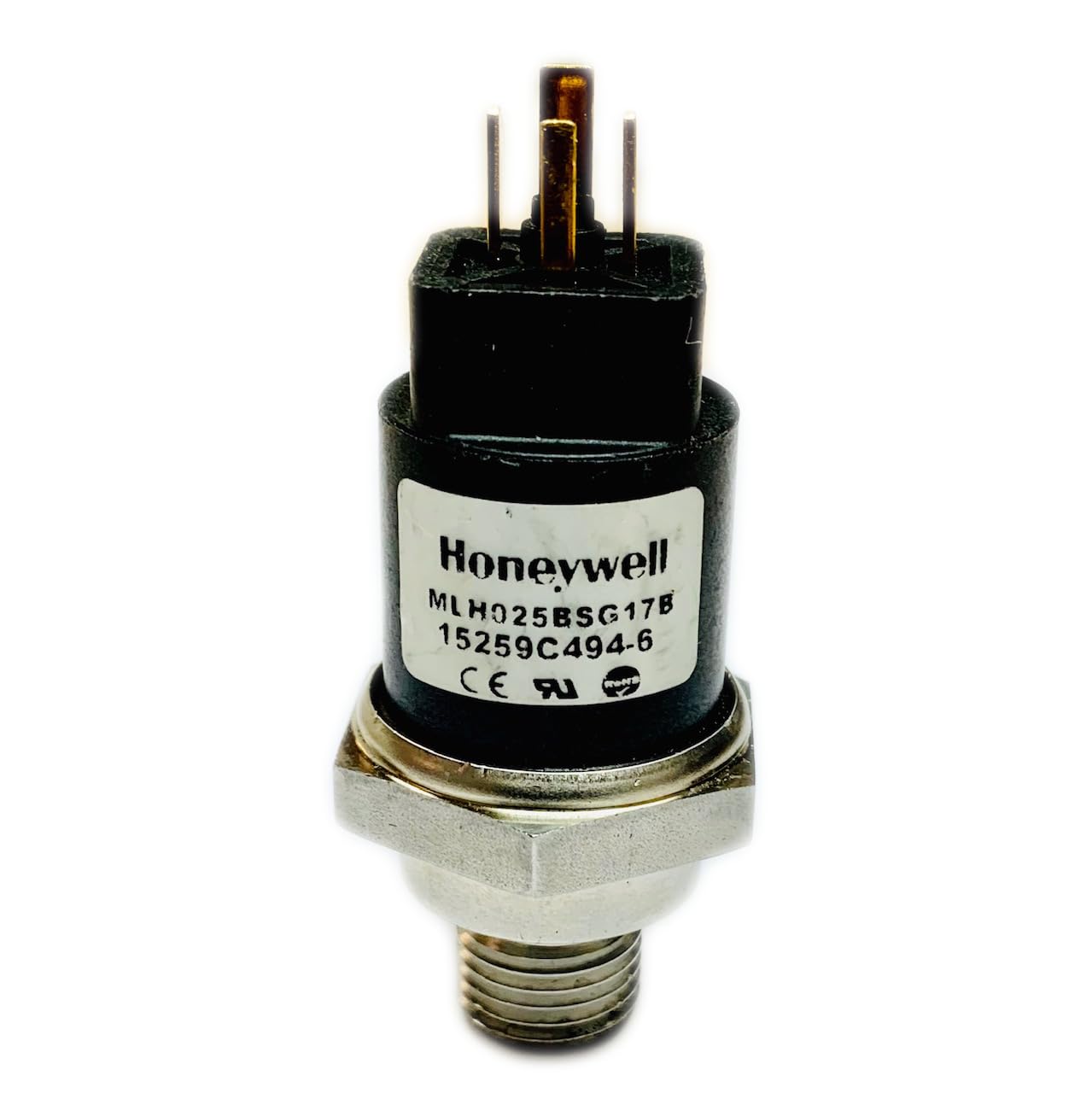 MLH025BSG17B Industrial Pressure Sensor - Stainless Steel Transducer for Hydraulic Systems, HVAC & Process Control