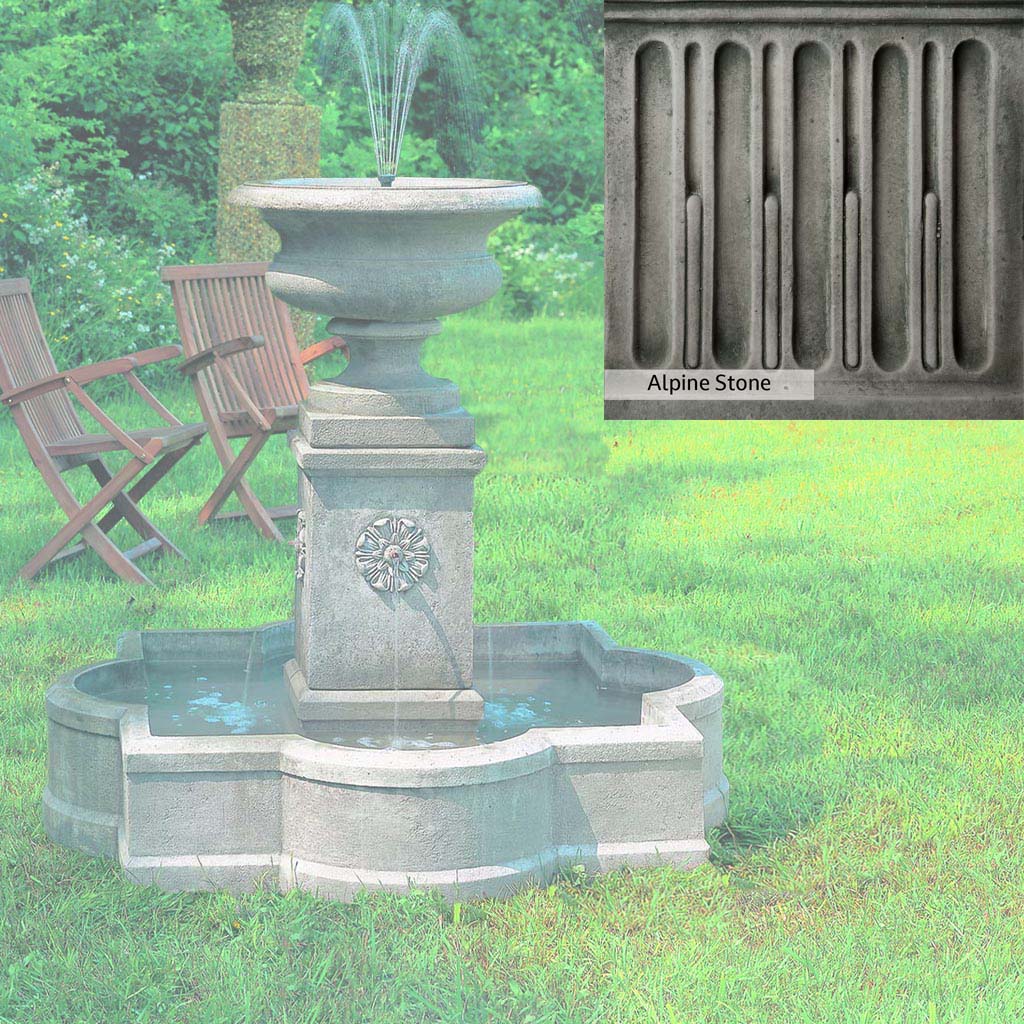 Campania International Palazzo Urn Fountain - Classic Outdoor Garden Water Fountain for Patio, Yard & Landscape Decor | Perfect for Mediterranean & Italian Style Gardens