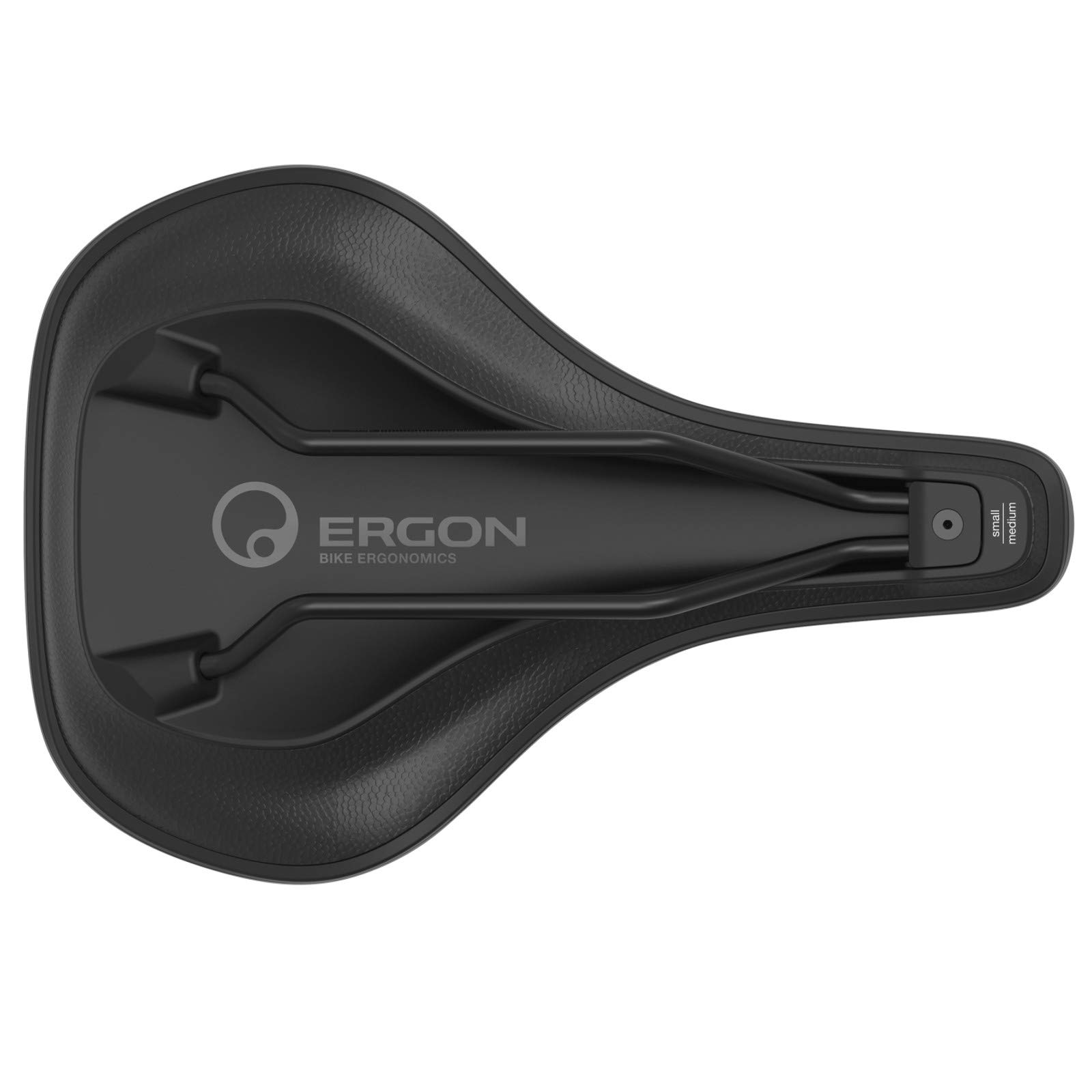 Ergon SC Core Prime Saddle - Women's Comfort Bike Seat for Cruiser, Hybrid & Comfort Bikes | Black/Gray | Perfect for Long Rides, Commuting & Leisure Cycling
