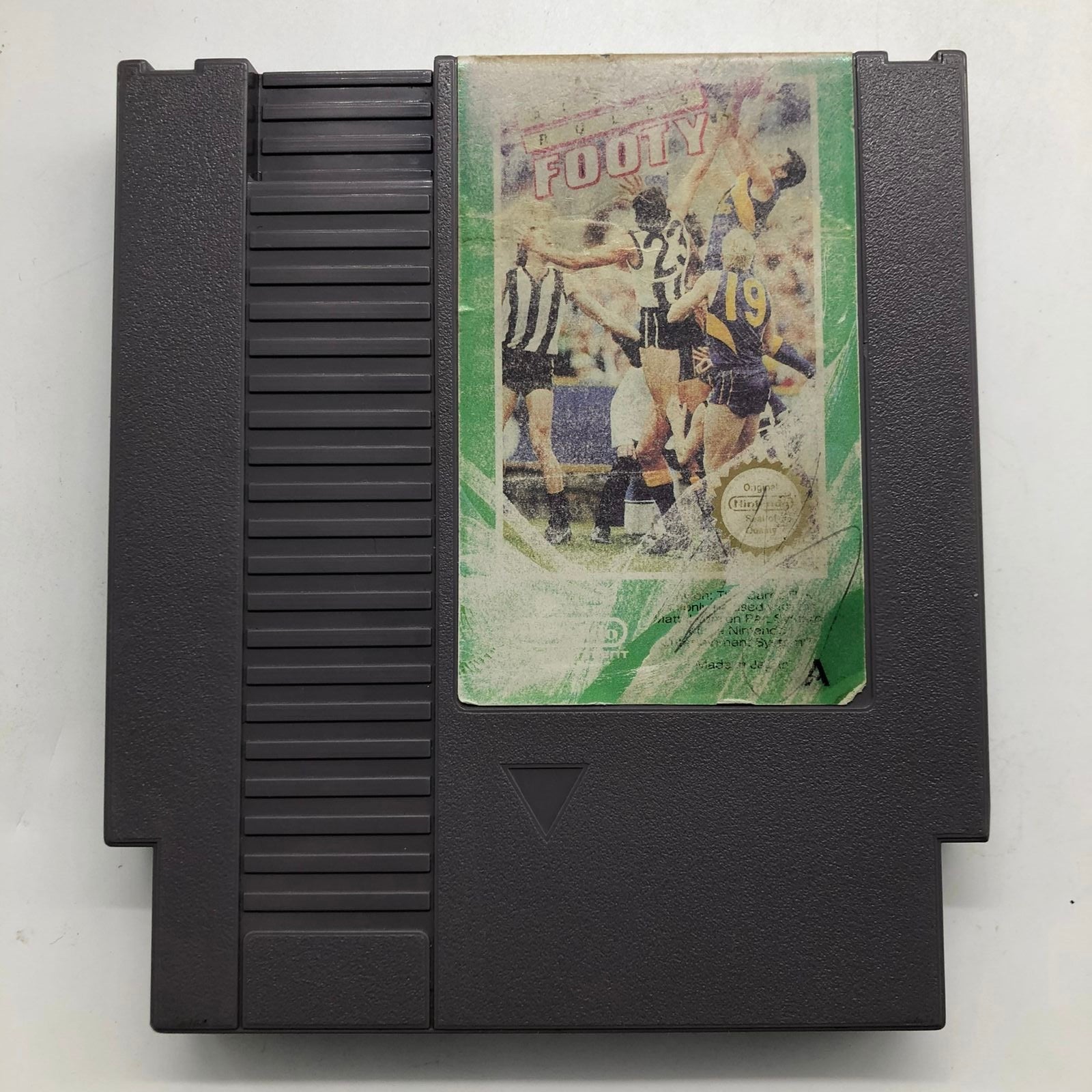 Authentic Aussie Rules Footy NES Game (PAL Version) - Retro Nintendo Entertainment System Sports Game for Collectors & Classic Gaming Enthusiasts | Perfect for Nostalgic Gaming Nights & 80s-Themed Parties