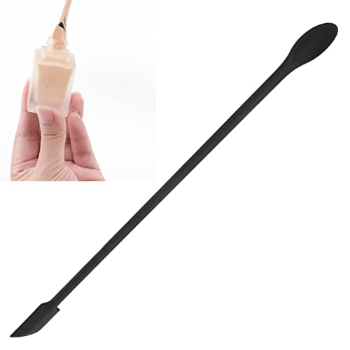 Double Headed Makeup Spatula Tool - Lengthened Mini Skincare Spatula & Jar Scraper for Cosmetics, Creams, and Kitchen Bottles | Perfect for Precise Application and Container Cleaning