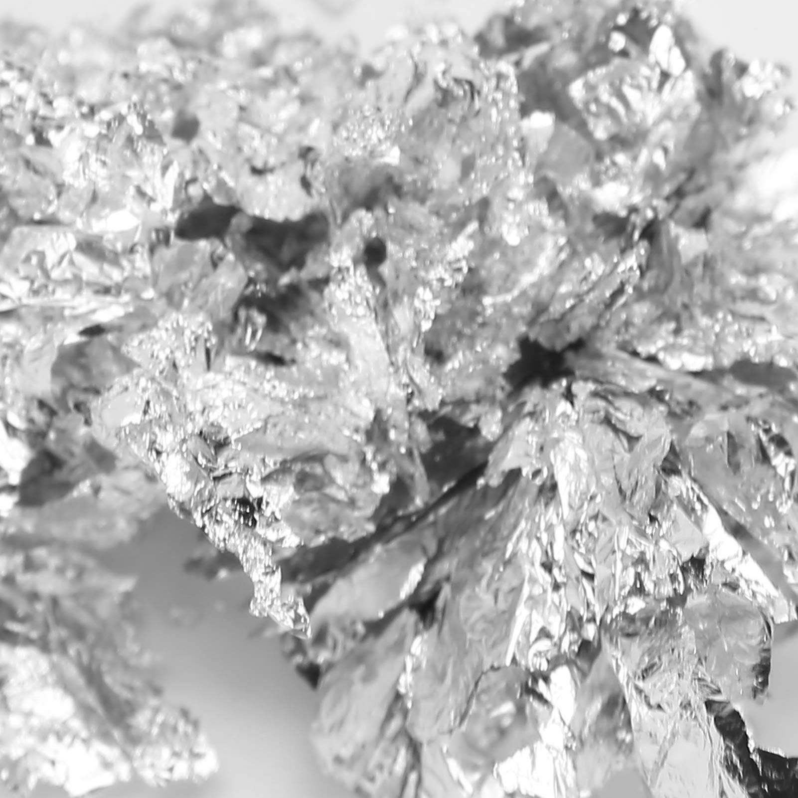 Premium Silver Aluminum Nail Gold Foil Flakes - Professional Nail Art Decoration for Acrylic, Gel & Resin Nails - Perfect for Nail Salons, DIY Manicures & Jewelry Making - Home & Salon Use
