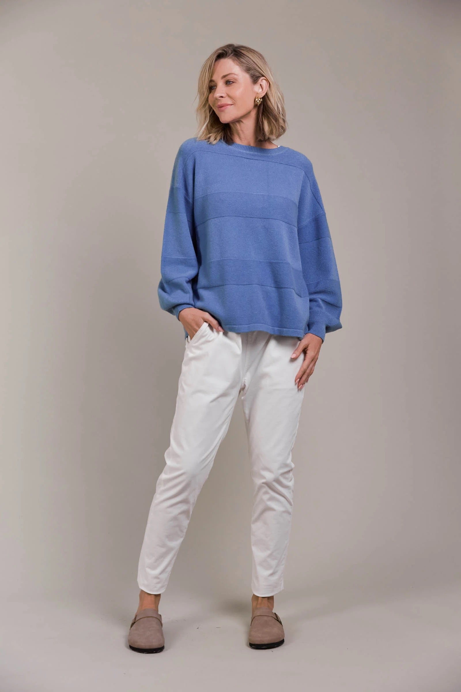 Estel Knit Denim Jeans for Women - Comfortable Stretch Denim Pants for Casual Wear, Work & Everyday Outfits