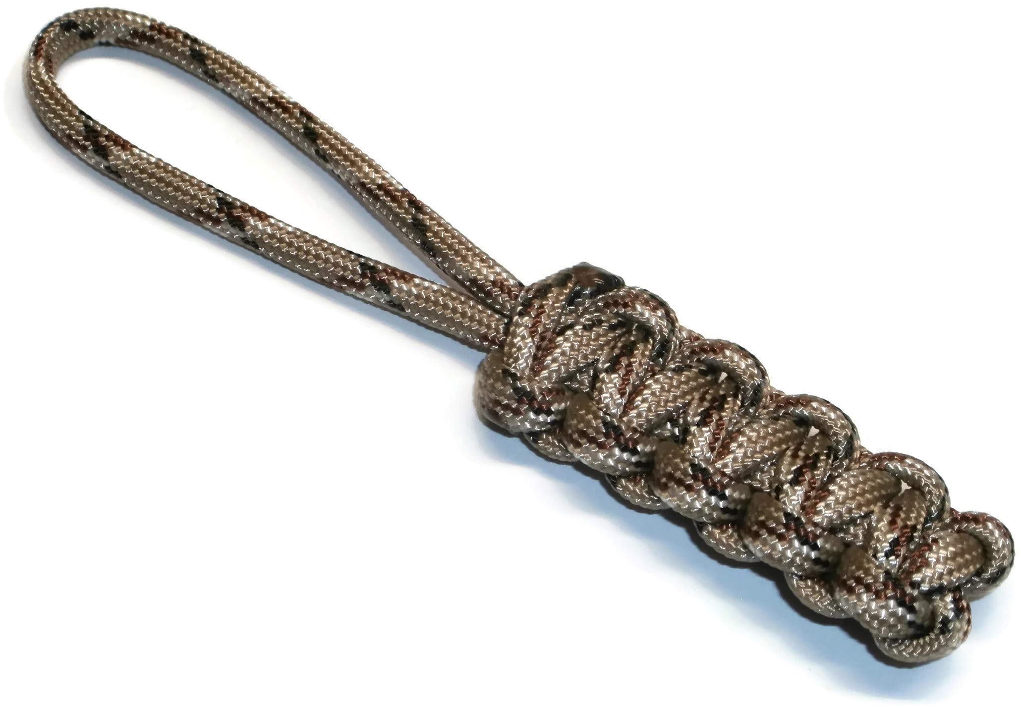 RedVex Paracord Zipper Pulls - Knife & Gear Lanyards - Cobra Style for Outdoor Use