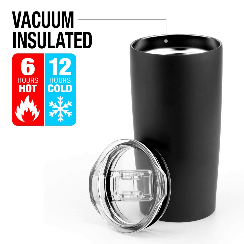 Batman Arcane Bat Logo 20 oz Stainless Steel Tumbler - Vacuum Insulated Coffee Travel Mug with Leakproof Sliding Lid | Double Wall Insulation for Hot & Cold Drinks | Perfect for Office, Gym, Camping & Car Commute