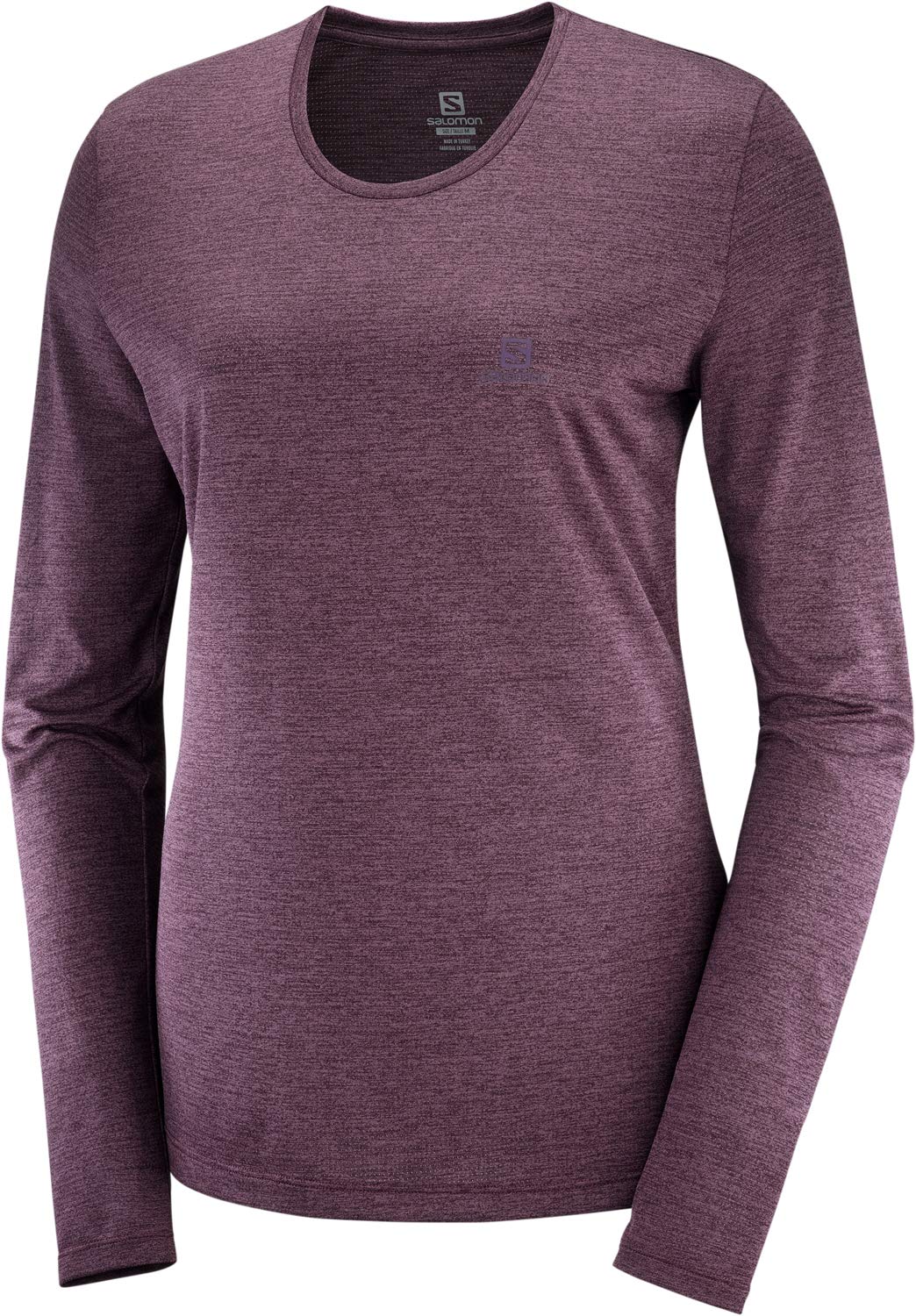Salomon Women's Agile Long Sleeve Running Shirt - Moisture Wicking, Breathable & Lightweight Performance Tee for Trail Running, Hiking & Outdoor Workouts