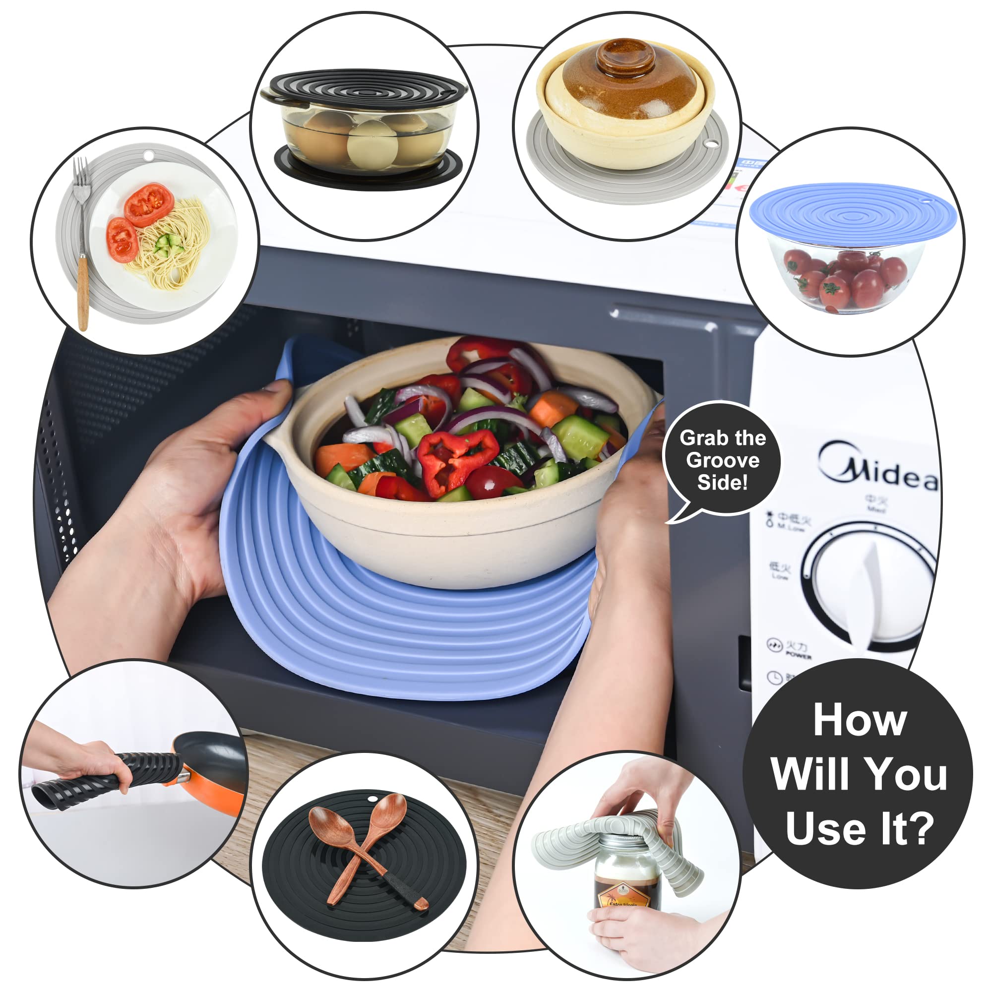 Smithcraft Silicone Trivets for Hot Dishes - 9.45