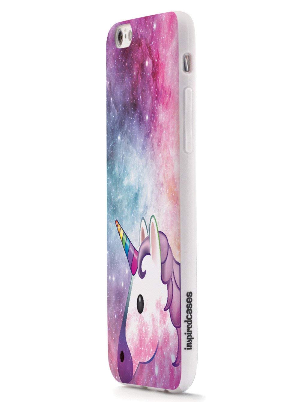 **Inspired Cases for iPhone 12 Mini - 3D Textured Protective Phone Cover with Space Unicorn Emoji | Shockproof & Slim Design for Everyday Use, Travel & Work**