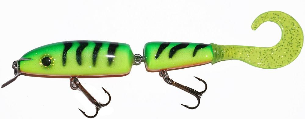 Big Fork Reef Digger Shallow Crankbait with Soft Tail - Premium Fishing Lure for Bass, Trout & Walleye - Perfect for Freshwater & Saltwater Fishing