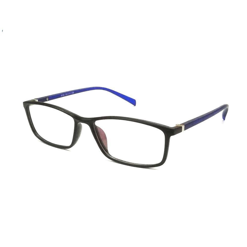 Blue Light Blocking Computer Glasses - Slim Rectangle Anti Glare Eyeglasses 9116BL for Office Work, Gaming & Screen Time Protection