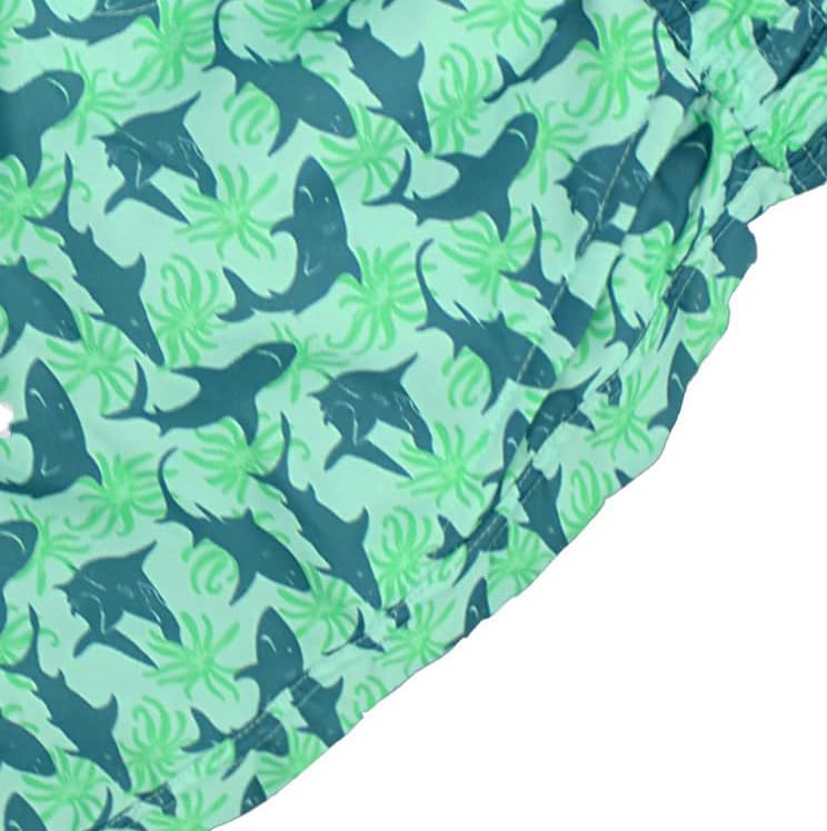 **Quick Dry Boys Swim Trunks with Mesh Lining - Comfortable Beach Board Shorts for Kids & Toddlers - Perfect for Swimming, Surfing, and Summer Play**