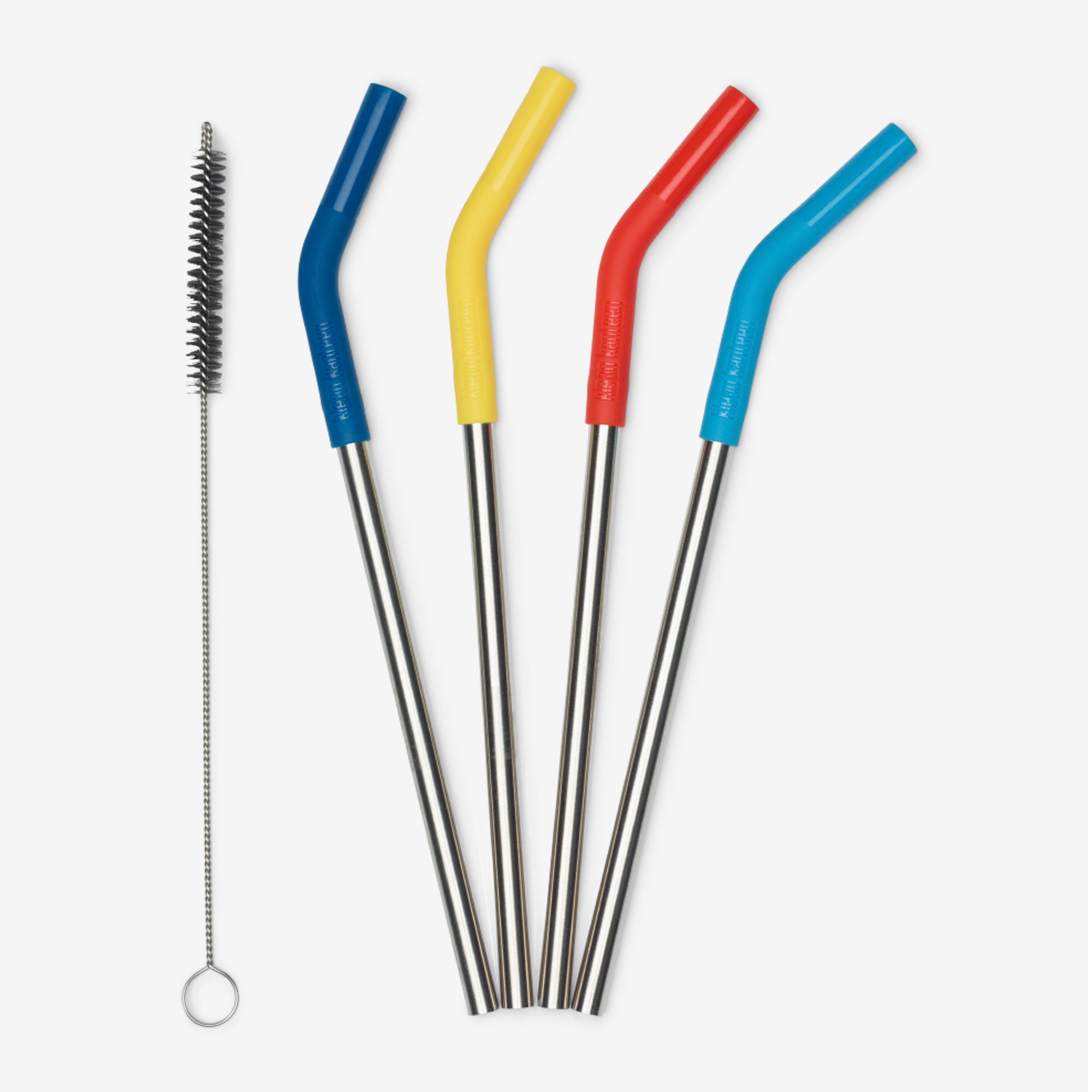 4 Pack Stainless Steel Straws for Pints & Tumblers - Reusable, Eco-Friendly Drinking Straws for Smoothies, Iced Coffee & Cocktails at Home or On-the-Go