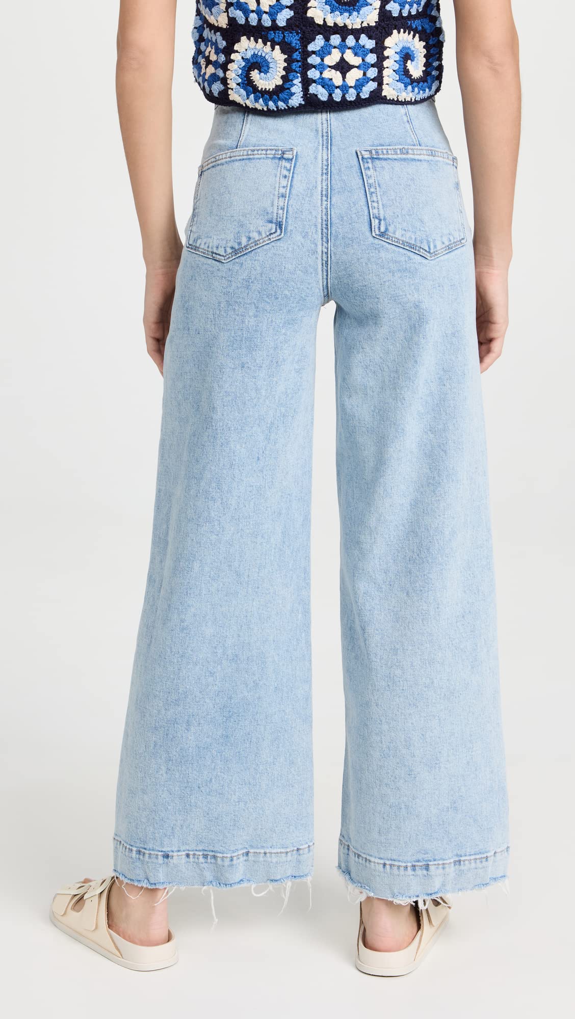 PAIGE Women's Harper High-Rise Ankle Jeans with Patch Pockets | Slim Fit Stretch Denim for Casual & Work Outfits | Comfortable & Stylish Everyday Wear