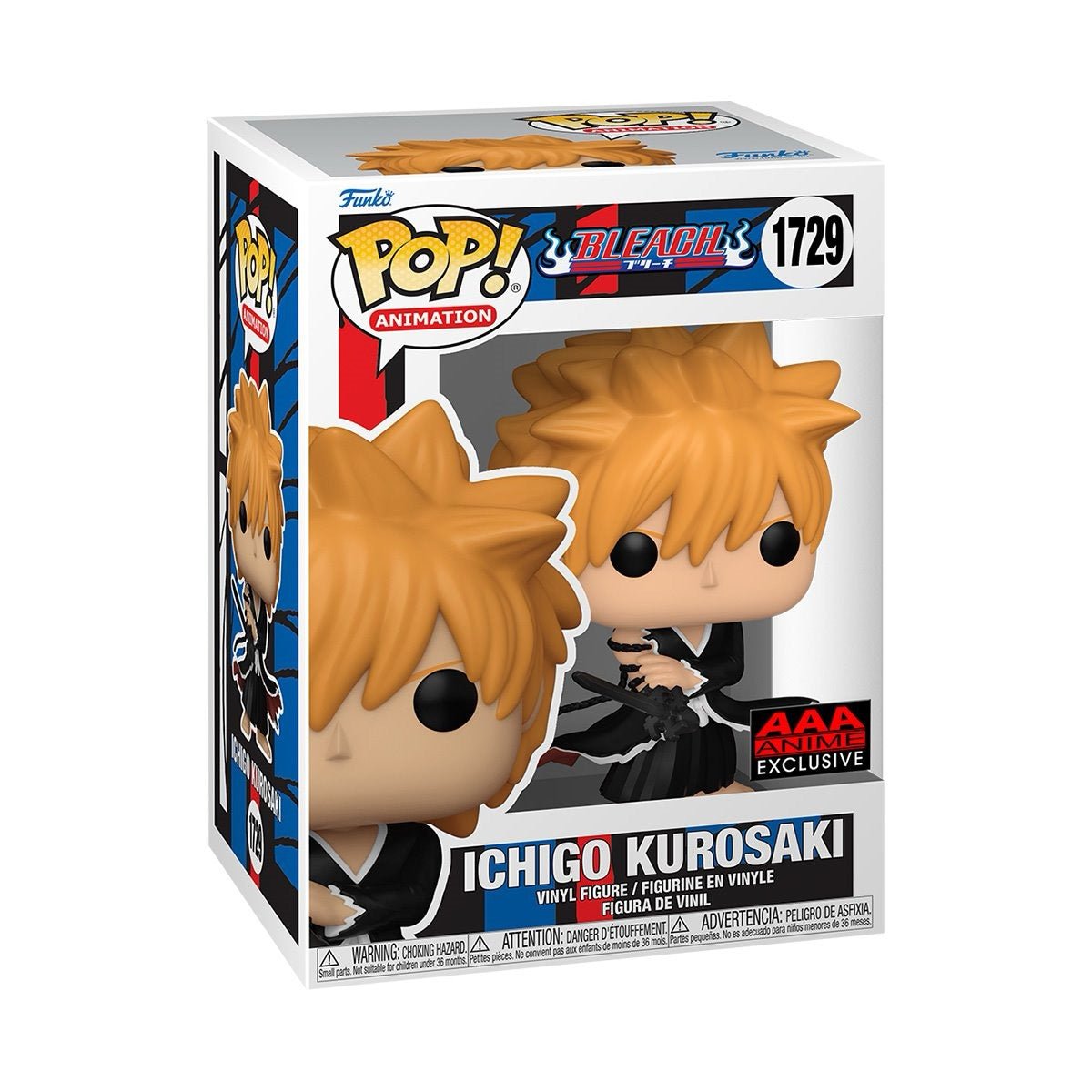 Bleach Ichigo Kurosaki Dangai Form Pop! Vinyl Figure #1729 - AAA Anime Exclusive - Perfect for Anime Collectors, Manga Fans & Home Decor