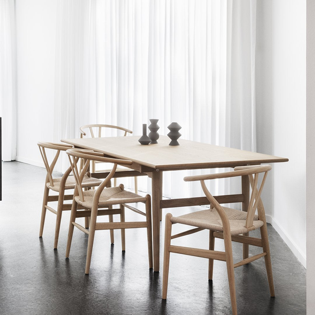 CH24 Wishbone Chair - Handcrafted Wooden Dining Chair | Mid-Century Modern Design for Home, Office & Restaurant Decor