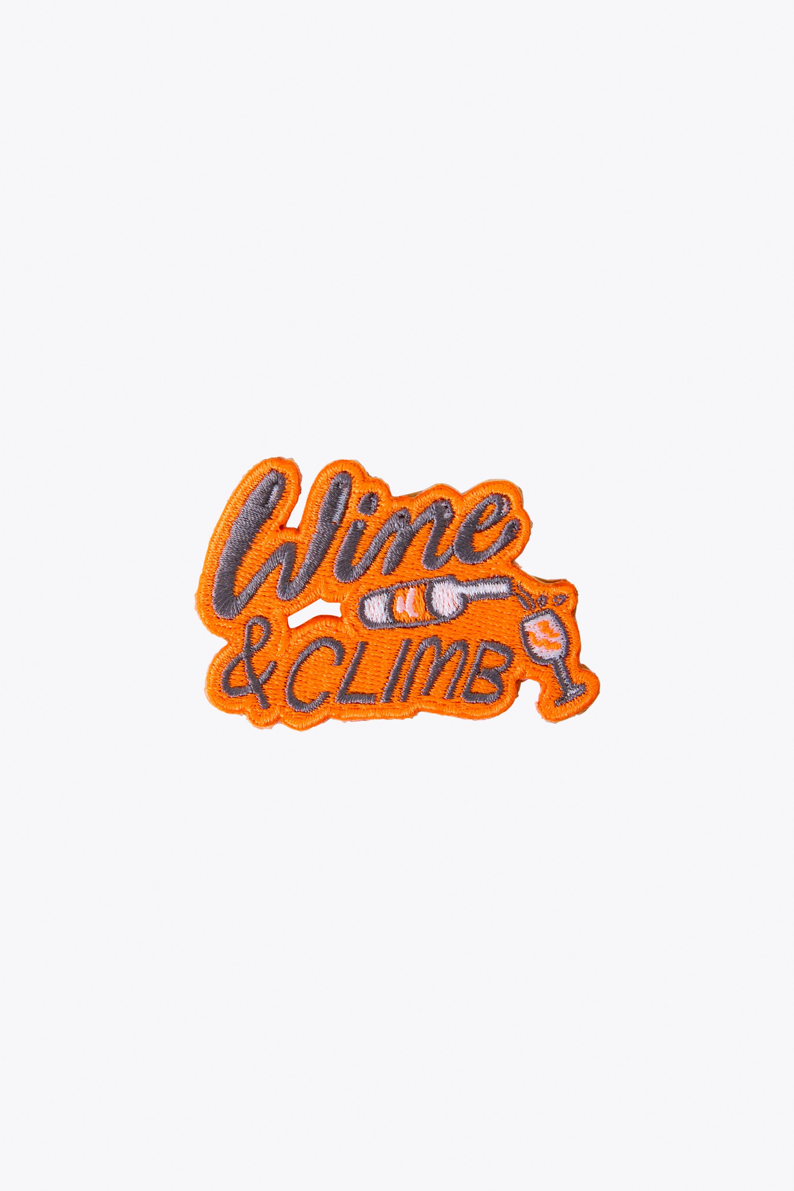 Premium Wine and Climb Themed Patches - Perfect for Hiking Gear, Jackets, and Backpacks | Durable Embroidered Badges for Outdoor Enthusiasts