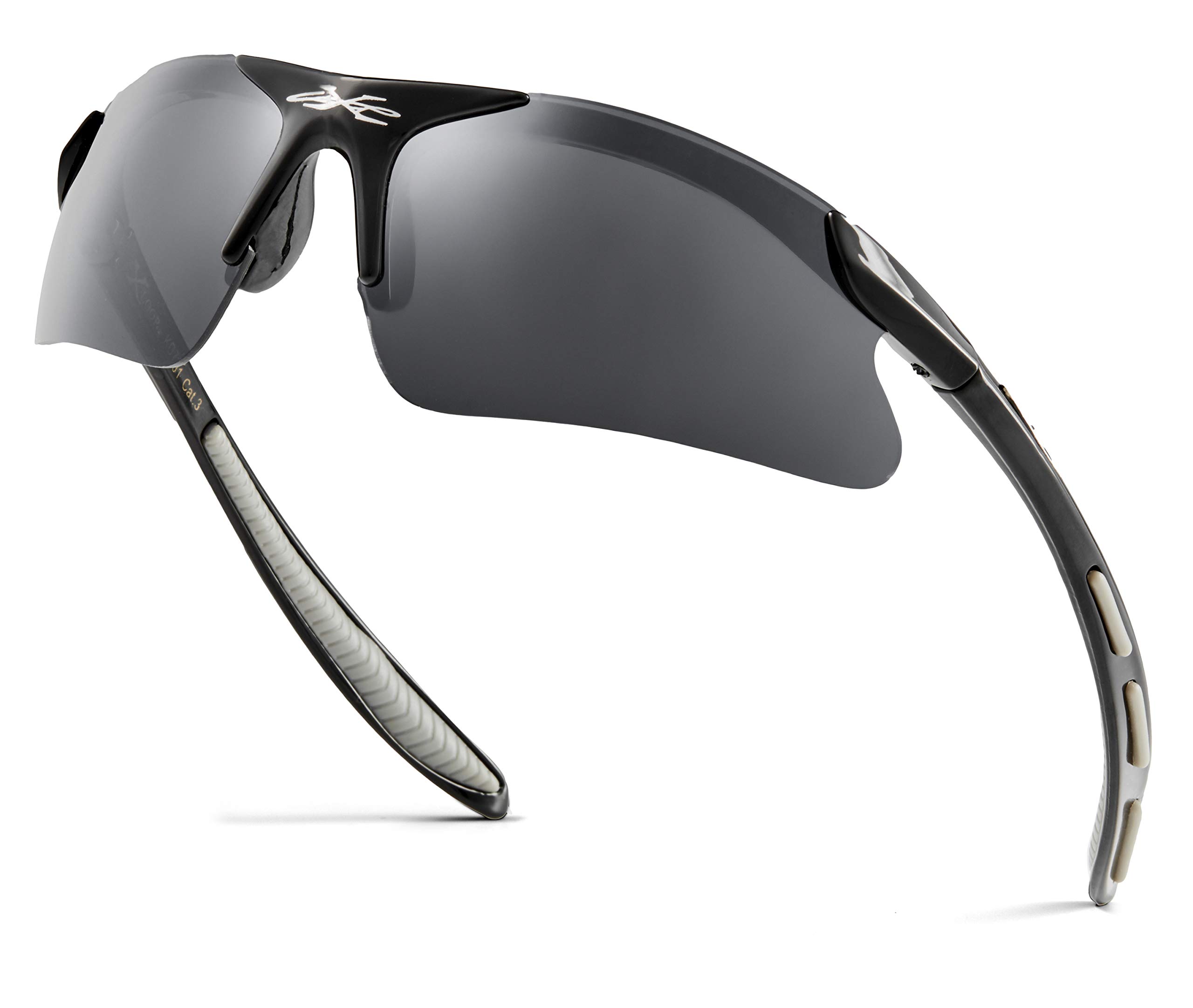 X LOOP Kids Sports Sunglasses for Boys & Girls Ages 3-10 - UV400 Protection Baseball Cycling Softball Glasses - Perfect for Outdoor Play, Sports & Summer Activities