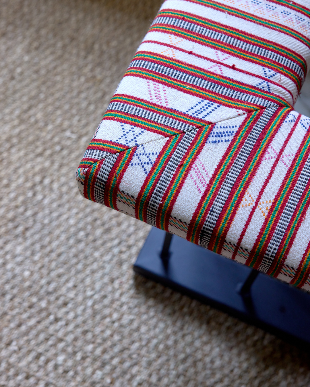 Handmade Tribal Woven Fabric - Medium Size Cotton Textile for Boho Home Decor, Wall Hangings & Table Runners | Perfect for Bohemian Style Living Room, Bedroom & Wedding Decorations
