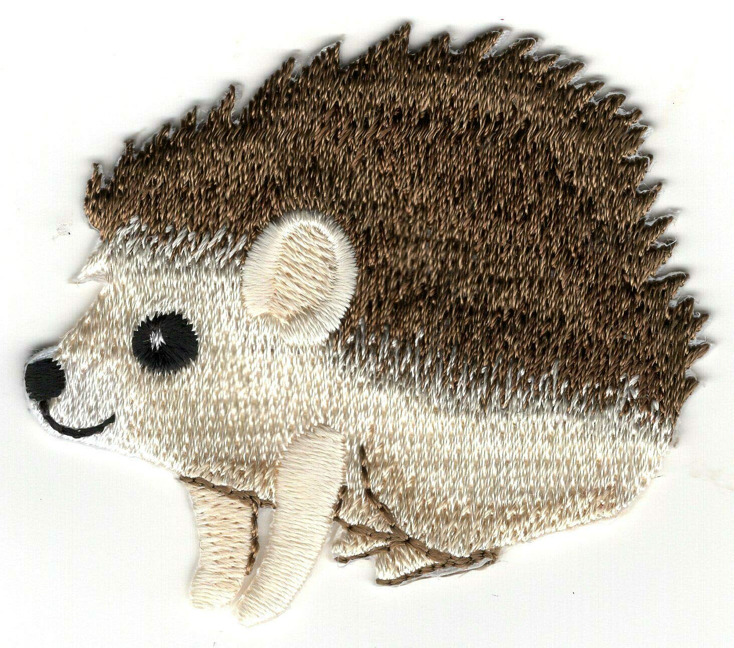 Cute Hedgehog Iron On Patch for Baby Clothes - Forest Animal Applique for DIY Crafts & Pet Accessories - Perfect for Kids Outfits, Backpacks & Scrapbooking