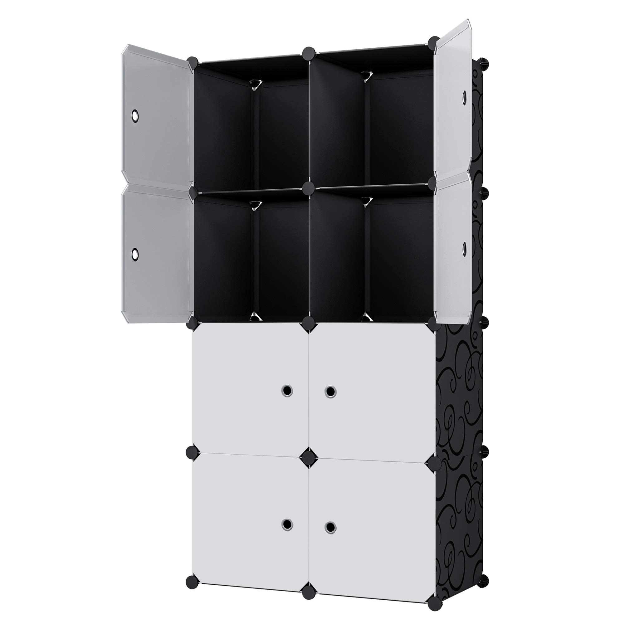 KOUSI 8-Cube Storage Organizer Shelf, 14