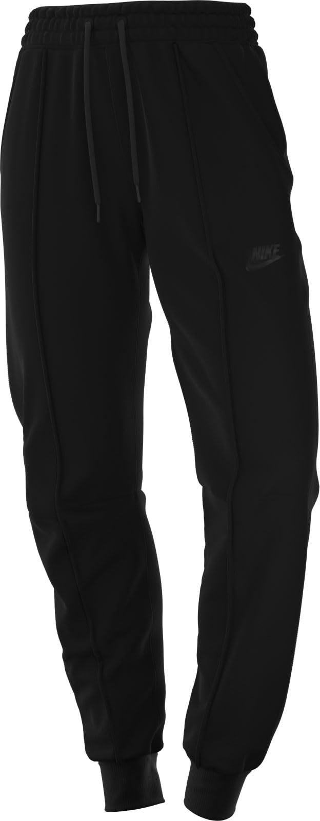 Nike Tech Fleece Women's Joggers - X-Small Black High-Rise Athletic Pants for Running, Yoga & Lounge Wear