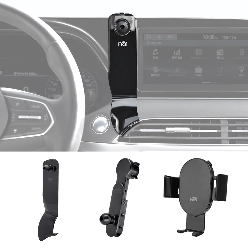 FICS Universal Car Phone Holder Mount for Hyundai Palisade 2021-2023 - Adjustable Dashboard & Air Vent Phone Stand - Perfect for GPS Navigation, Hands-Free Calling & Road Trips