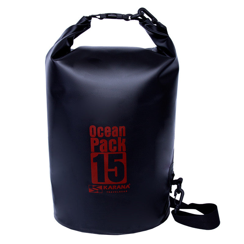 **Karana Ocean Pack 15L Waterproof Dry Tube Bag - Ideal for Kayaking, Boating, Swimming & Outdoor Adventures**