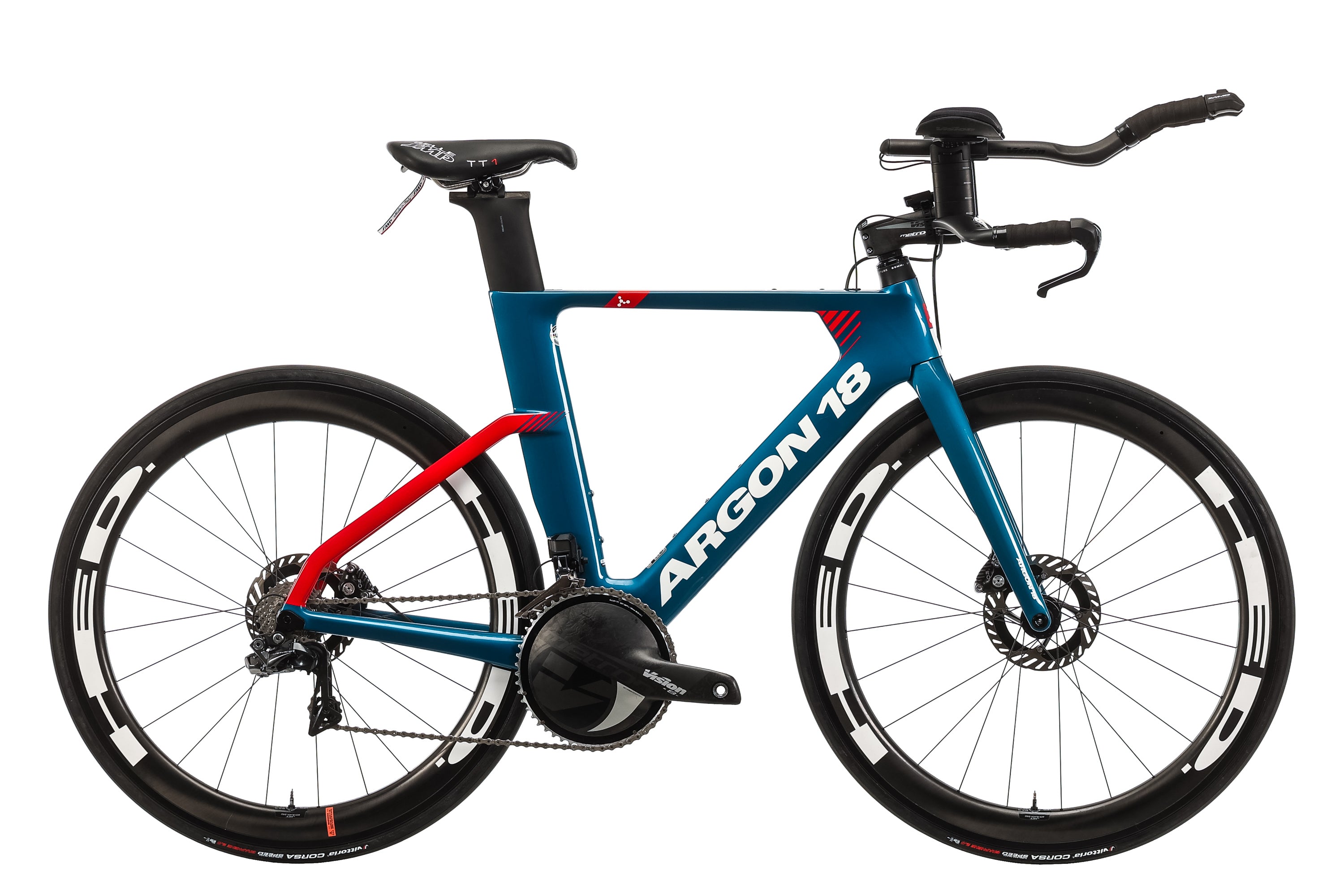 Argon 18 E-117 Triathlon Time Trial Bike 2021 - Medium Size | Premium Carbon Fiber Triathlon Bike for Racing & Endurance Training