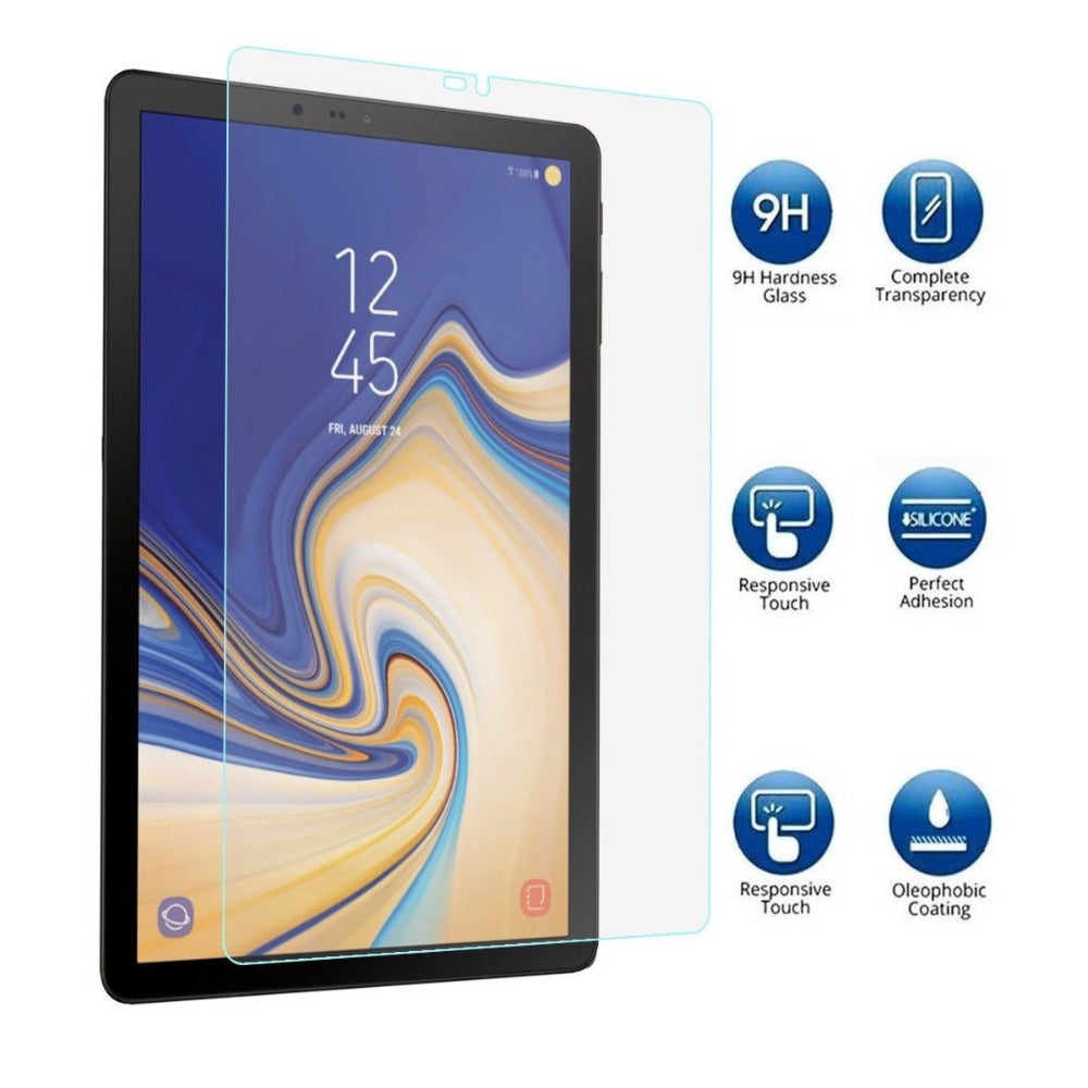 Samsung Galaxy Tab S4 10.5 Inch Tempered Glass Screen Protector for SM-T830/T835 - HD Clear, Anti-Scratch, Bubble-Free - Perfect for Work, Study & Entertainment