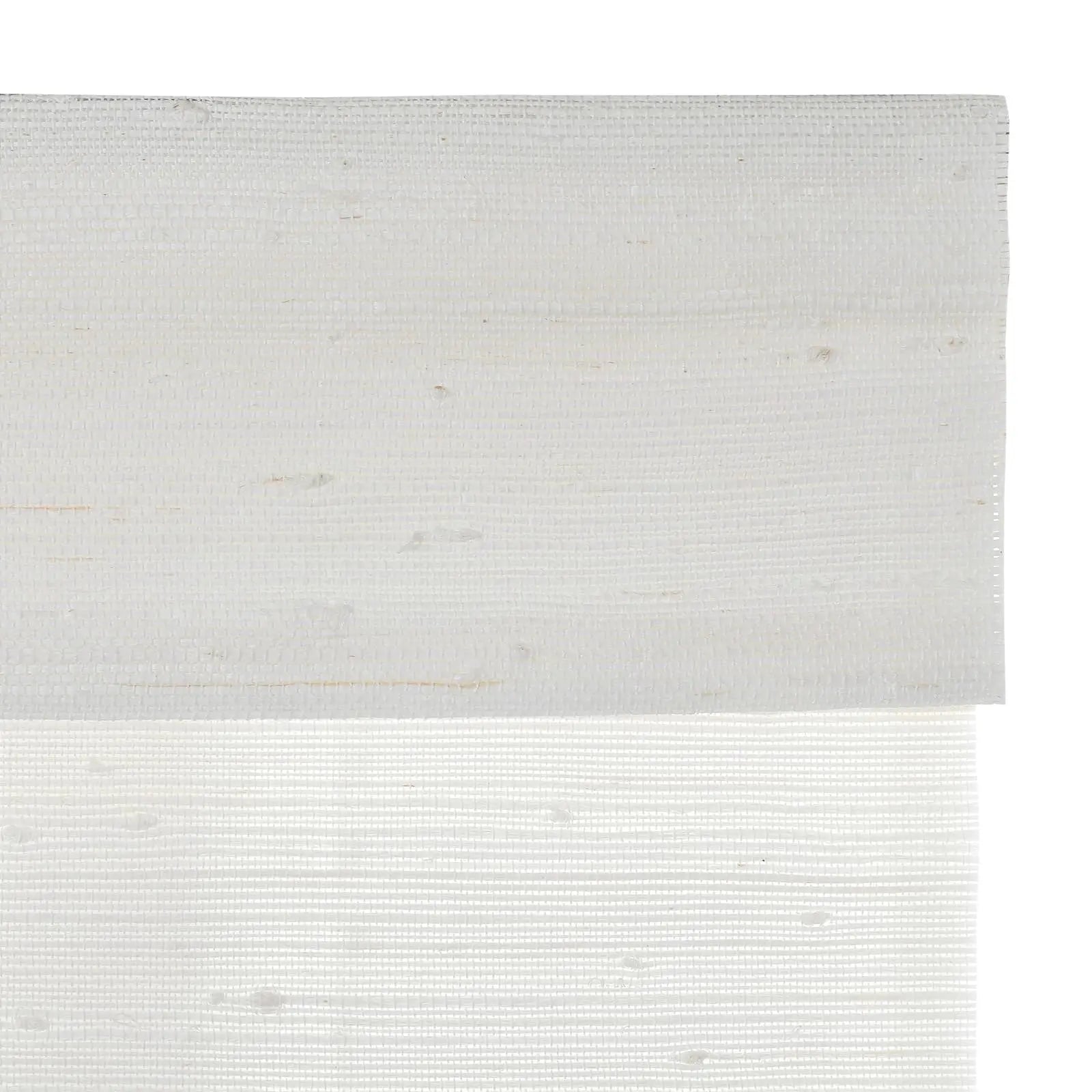 Natural Ramie Bamboo Woven Window Shade - Breathable Rattan White Roller Blind for Living Room, Bedroom & Patio Privacy
