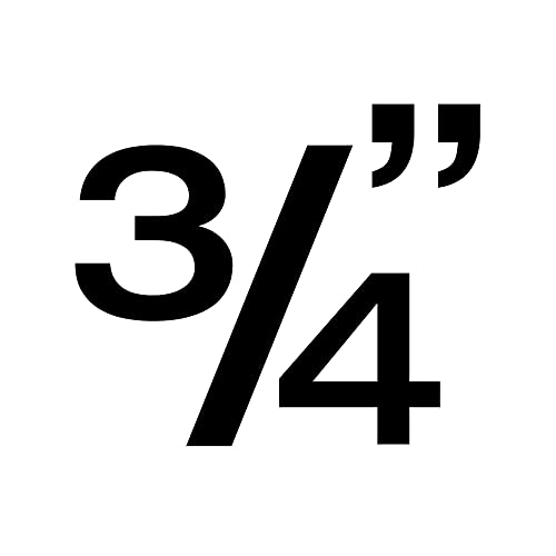 3/4 Inch Width