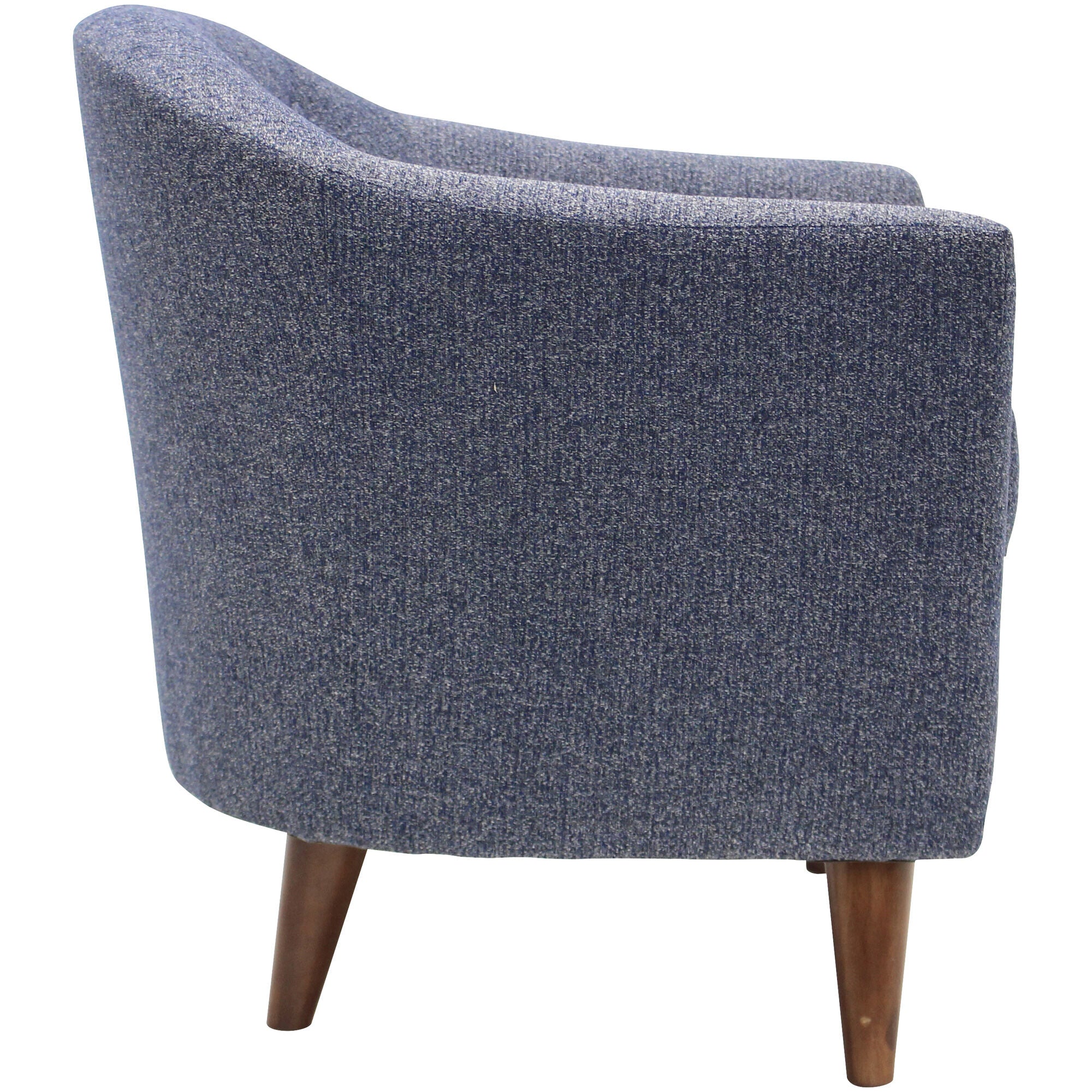 Marissa Accent Chair - Modern Upholstered Lounge Chair with Wooden Legs for Living Room, Bedroom & Office - Perfect for Reading Nook, Home Decor & Relaxation