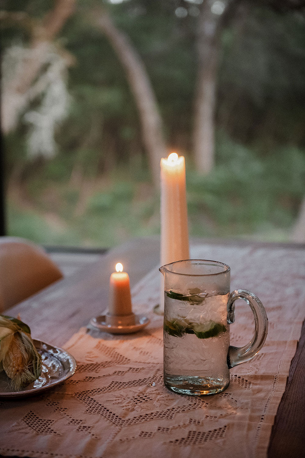 Handmade Etched Glass Pitcher - Elegant Artisan Crafted Beverage Dispenser for Iced Tea, Lemonade & Cocktails | Perfect for Parties, Weddings & Home Decor