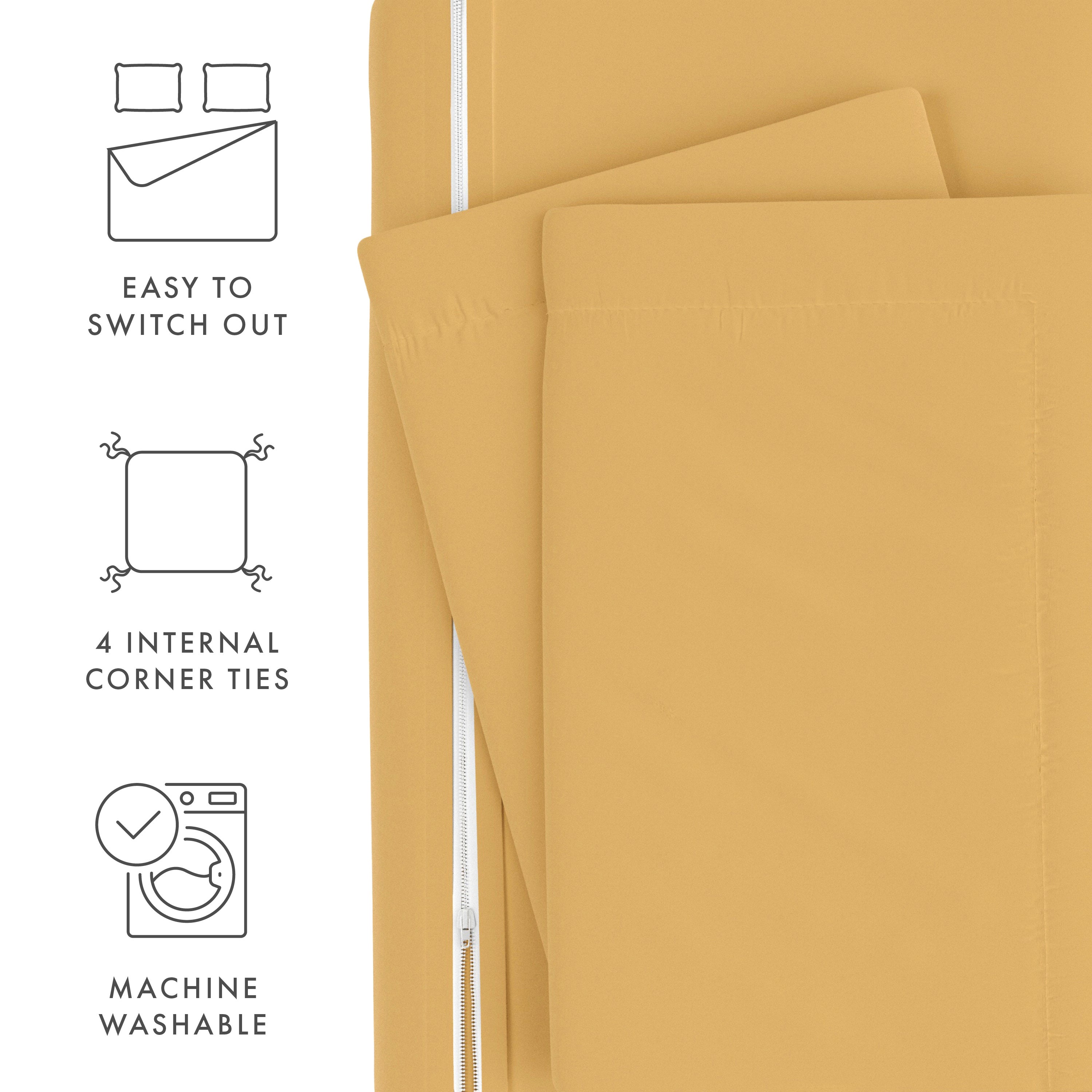 Premium 3-Piece Duvet Cover Set - Soft & Breathable Bedding for All Seasons | Perfect for Master Bedroom, Guest Room & Dorm Decor