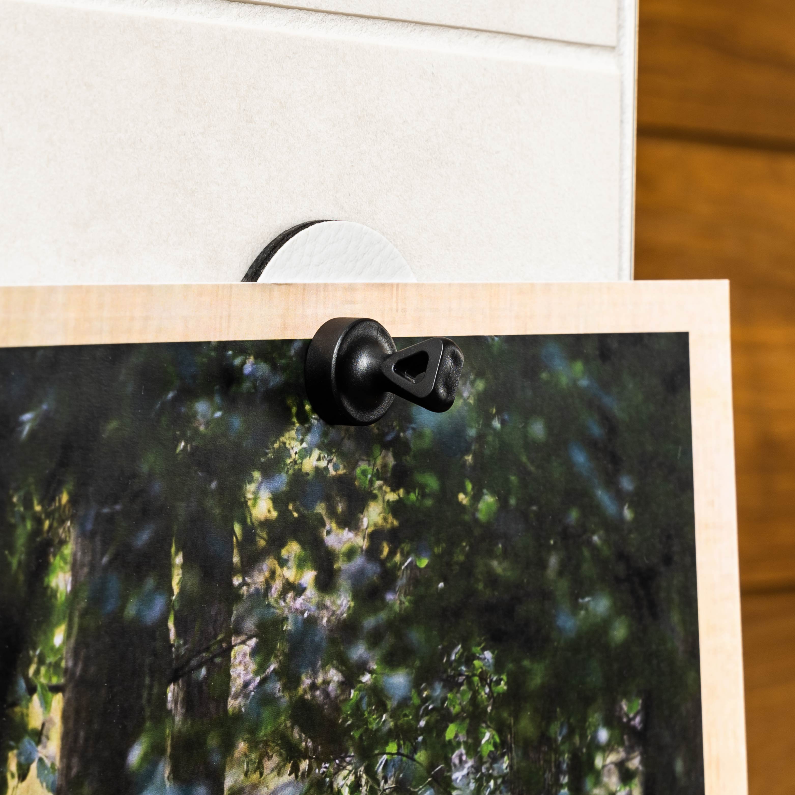 Strong Magnetic Pins with Flexible Pads - White - Perfect for Office, Home, and School Organization