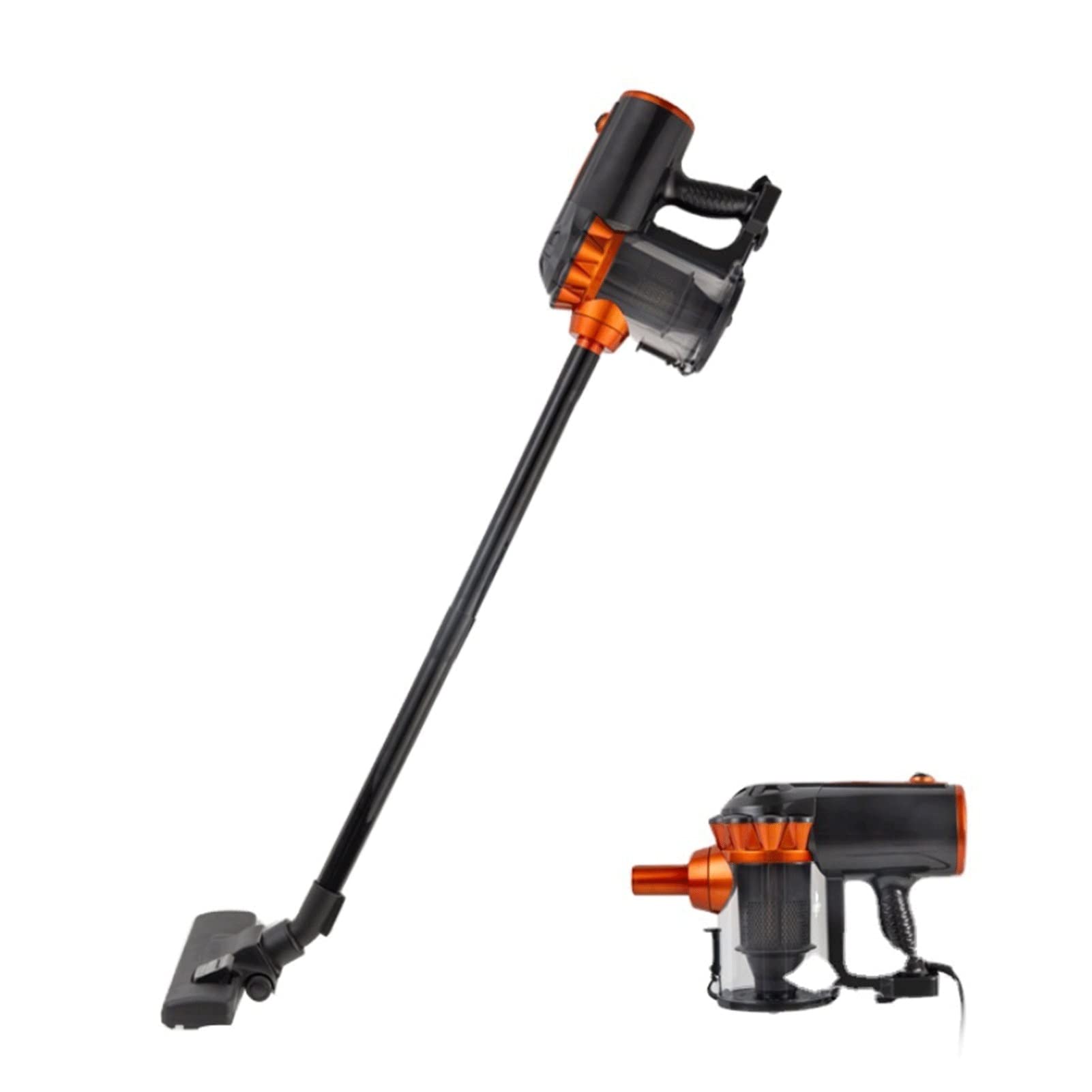 Lightweight Compact Bagless Upright Vacuum Cleaner with Double Filter - Powerful Suction for Home, Stairs, Bed, Mattress, Sofa & Car - Ideal for Pet Hair and Dust Cleaning (Perfect for Hard Floors, Carpets and Pet Owners)