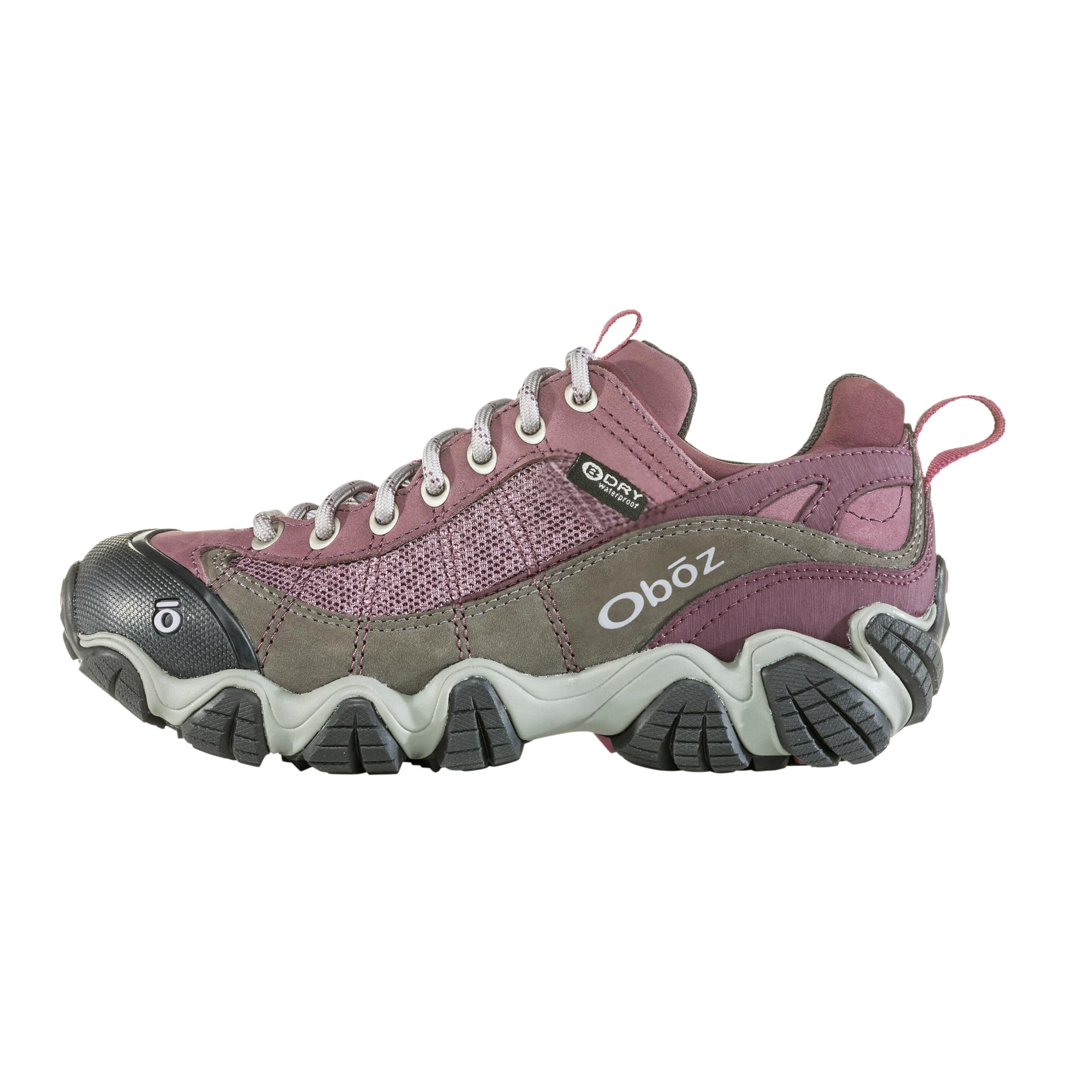 Oboz Women's Firebrand II Low B-Dry Waterproof Hiking Shoes - Lightweight & Comfortable for Trail Walking, Outdoor Adventures & Travel