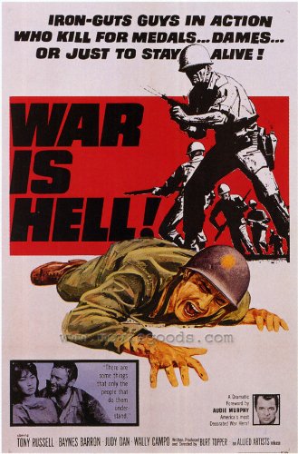 War is Hell Vintage Movie Poster (27x40 Inches - 69x102cm) - 1963 Classic War Film Collectible for Home Theater & Man Cave Decor