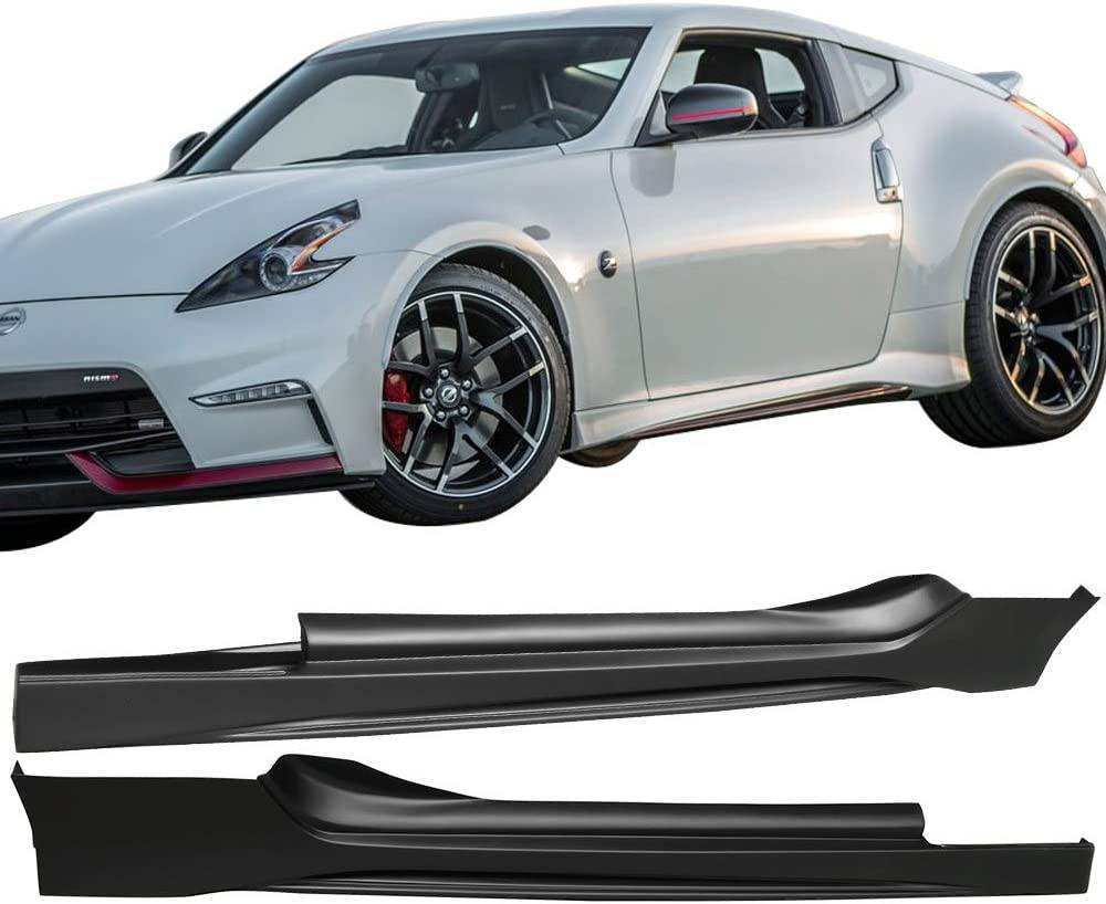 2009-2020 Nissan 370Z NS Style Side Skirts Rocker Panel Extension - Durable PP Material - Perfect for Car Body Enhancement & Street Racing Style Upgrade