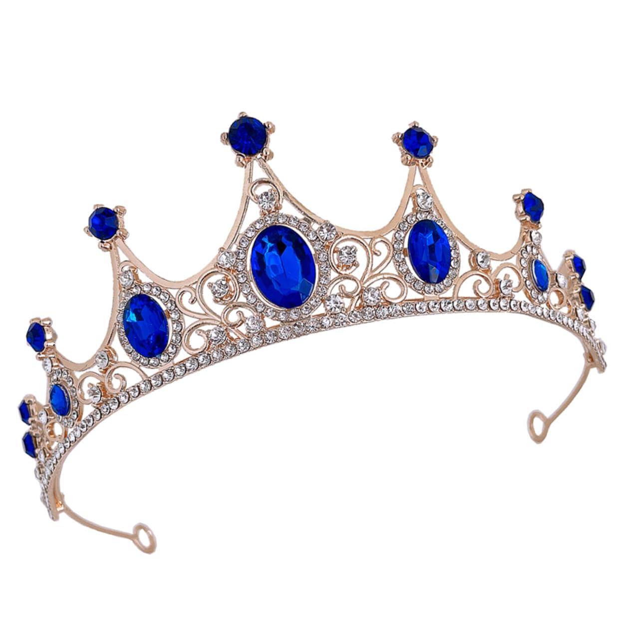 Abaodam 3-Piece Crown Diamond Hair Accessories Set - Princess & Bridal Tiaras for Women & Girls - Perfect for Weddings, Banquets, and Special Occasions