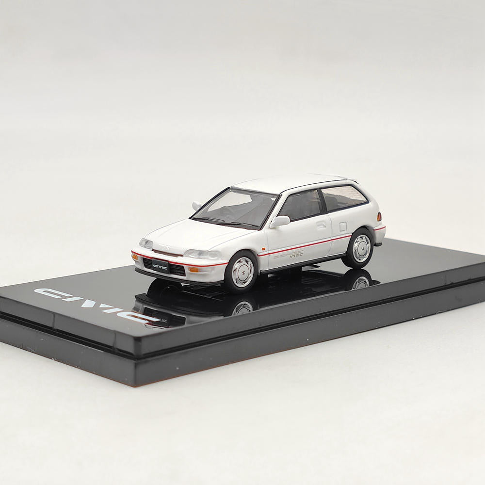 1/64 Scale Hobby Japan Honda Civic EF9 SiR Diecast Model Car - Limited Edition White - Perfect for Collectors, Display, and Racing Enthusiasts