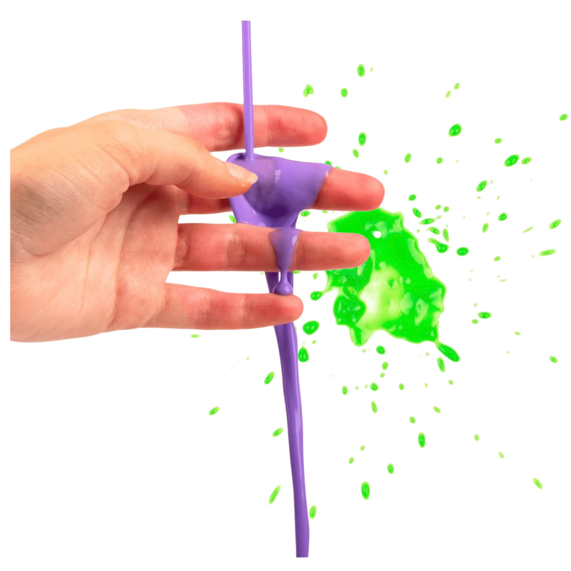 Gooblies Play Paint Super Pack - 2 Packs of Washable Spray Paint & 3 Play Paint Guns (Purple & Green) | Splatter Water Gun Toy for Kids Outdoor Activities, Birthday Parties & Summer Fun