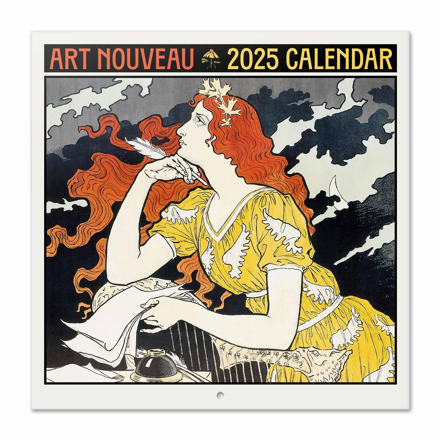 2025 Art Nouveau Wall Calendar - 12x12 Inch Eco-Friendly FSC® Certified | Sunday Start Weekly & Monthly Planner | Vintage Home & Office Decor | Perfect for Gifts, Family Planning & Artistic Inspiration