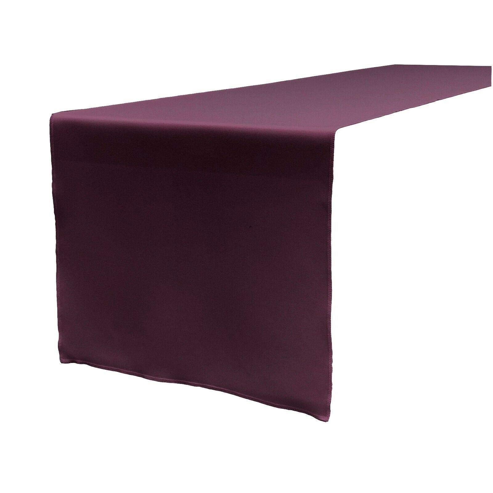KHN Polyester Poplin Table Runner 14x108 Inches - Elegant Farmhouse Style Dining Table Decor for Kitchen, Wedding, Holiday & Special Occasions